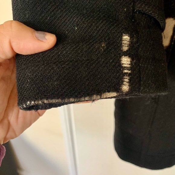 Burberry Brit Checked Lined Duffle Coat Removable Fur Trim - Picture 6 of 12